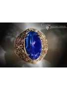 Vintage Ring Sapphire Original Vintage 14K Rose Gold vrc074r